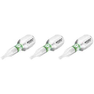 HAZET Bit 2223N-T6/3 · 1/4 inch (6,3 mm) zeskant massief · Binnen-TORX®-profiel · 3-delig · SW T6 HAZET Bit 2223N-T6/3 · 1/4 inch (6,3 mm) zeskant massief · Binnen-TORX®-profiel · 3-delig · SW T6