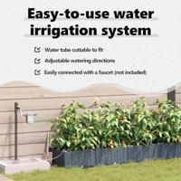 Tuin Bloempot 4 pcs Licht Grijs Staal - thumbnail