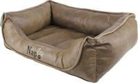 Nap'zzz divan leatherlook duo donkerbruin/bruin 80x60 cm Napzzz Gebr. de Boon - Gebr de boon - thumbnail