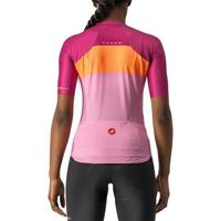 Castelli Aero Pro W fietsshirt korte mouw roze dames S - thumbnail