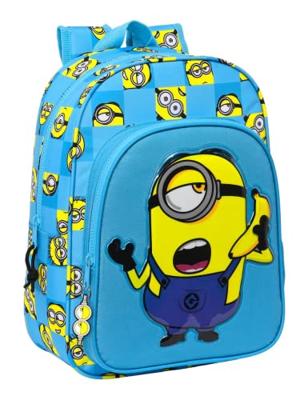 Schoolrugzak Minions Minionstatic Blauw 26 x 34 x 11 cm Schoolrugzak Minions Minionstatic Blauw 26 x 34 x 11 cm