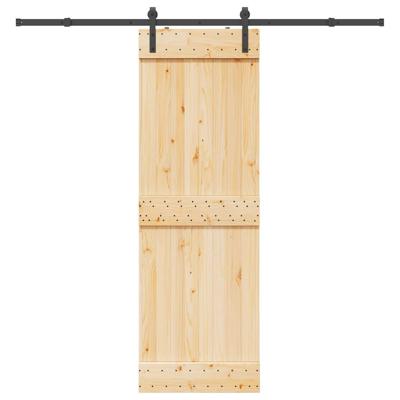 Schuifdeur met beslag 70x210 cm massief grenenhout