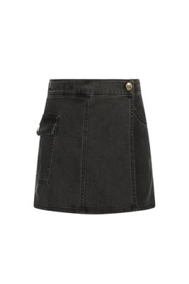 Like Flo Meisjes jeans broek / rok - Freya - Zwart