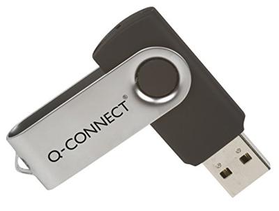Q-CONNECT USB stick 2.0, zwart, 16 GB