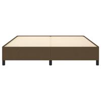 Bedframe stof donkerbruin 180x200 cm - thumbnail
