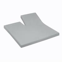 Cinderella Topdek hoeslaken tot 15cm standaard katoen 90x210 (94) light grey - thumbnail