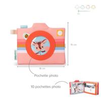 Stoffen fotoalbum - LILIPUTIENS rozen - thumbnail