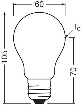 OSRAM HOMELIGHTING 4099854259791 LED-lamp Energielabel A (A - G) E27 Peer 5 W = 75 W Neutraalwit (Ø x h) 60 mm x 60 mm 2 stuk(s)