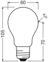 OSRAM HOMELIGHTING 4099854259777 LED-lamp Energielabel A (A - G) E27 Peer 3.8 W = 60 W Neutraalwit (Ø x h) 60 mm x 60 mm 2 stuk(s) - thumbnail