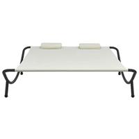 Loungebed stof crme - thumbnail