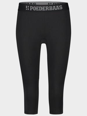 Poederbaas Lightweight Baselayer 3/4 Capri Dames Black S