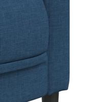 Fauteuil stof blauw - thumbnail