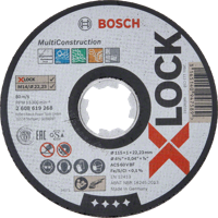 Bosch Accessories PRO X-LOCK Trennscheibe 115x1x22,23mm Rap.Multi gerade ACS 60 V BF 2608619268 Doorslijpschijf recht 115 mm 1 stuk(s) - thumbnail