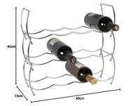 Excellent Houseware Wijnrek Stapelbaar Chroom - thumbnail