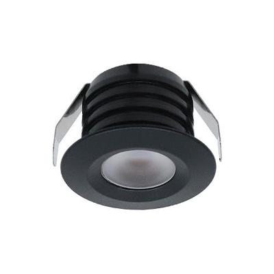 LED-inbouwspot Valdeno 3W 2700K zwart 12V
