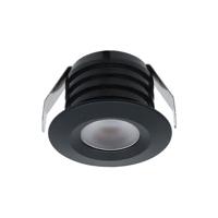 LED-inbouwspot Valdeno 3W 2700K zwart 12V - thumbnail