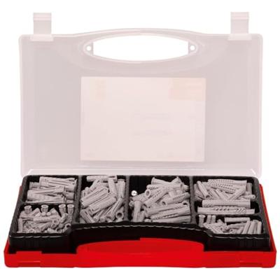 Fischer pluggenbox SX/UX rood nylon 1 set