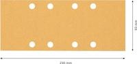 Bosch Accessories EXPERT C470 2608900874 Oscillerend schuurpapier Geperforeerd Korrelgrootte (num) 100 (l x b) 186 mm x 93 mm 10 stuk(s) - thumbnail