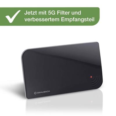 Oehlbach Scope Vision 5G DVB-T2 Actieve DVB-T/T2 platte antenne Binnen Wit