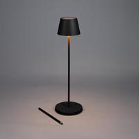 KonstSmide Oplaadbare vloerlampPomezia Medium zwart - 7841-750 - thumbnail