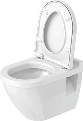 Duravit Starck 3 Wandcloset Pack Diepspoel En Softclose Closetzitting 36x54x40.5 cm Keramiek En Duroplast Wit - thumbnail