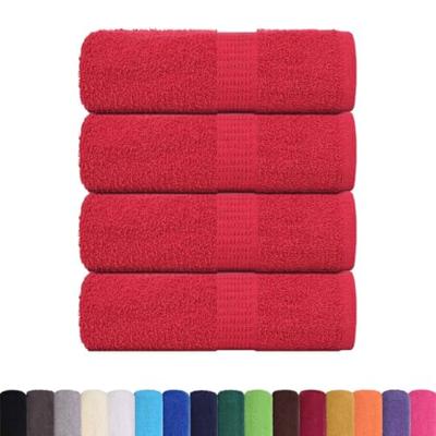 VidaXL Washandjes frogn 4 st 30x30 cm 360 g/m² rood VidaXL Washandjes frogn 4 st 30x30 cm 360 g/m² rood