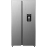 Exquisit SBS146-WS-040ES Amerikaanse koelkast Zilver - thumbnail