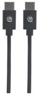 Manhattan 354875 USB-kabel USB 2.0 USB-C stekker 2.00 m Zwart - thumbnail