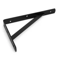 Plankdrager staal zwart gelakt 205x295 schoor - thumbnail