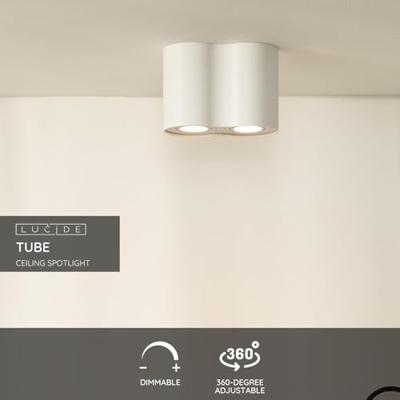 Lucide TUBE - Plafondspot - 2xGU10 - Wit