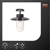 SLV 1000823 MOLAT Buitenplafondlamp E27 60 W Antraciet - thumbnail