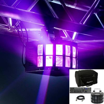 Ayra LEDBAG 4 DLX Deluxe met Ayra TDC 180 Derby LED-lichteffect Ayra LEDBAG 4 DLX Deluxe met Ayra TDC 180 Derby LED-lichteffect