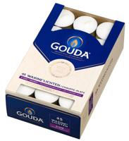 Gouda Waxinelicht 6 uur wit 45 Stuks - thumbnail