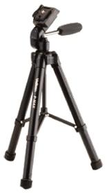 Velbon P-MAX aluminium driepootstatief incl. PH-337Q kop (hoogte 131 cm, belastbaarheid 1,5 kg), zwart