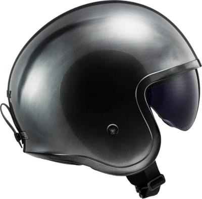 LS2 jethelm "of599 ii spitfire jeans". helmet of599 spitfire ii jeans titanium size xl