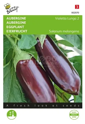 Buzzy® Aubergine Violetta Lunga 2 Zaden