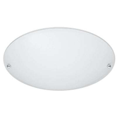 LED Plafondlamp - Plafondverlichting - Trion Linola - E27 Fitting - Rond - Mat Wit - Aluminium