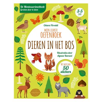 Dieren in het bos - Mijn leukste oefenboek (Paperback)