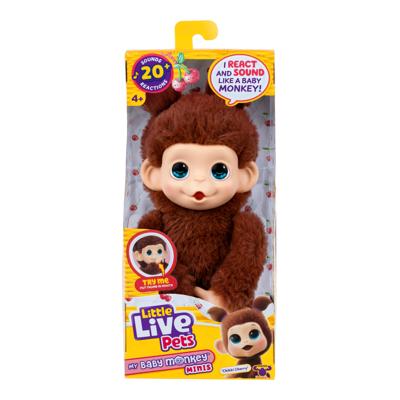 Little Live Pets My Baby Monkey Chikki Cherry