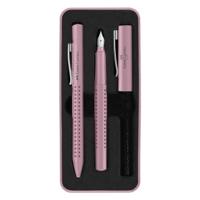 Faber Castell FC-201528 Giftbox Rose Shadows Grip 2010 Harmony Balpen en Vulpen - thumbnail