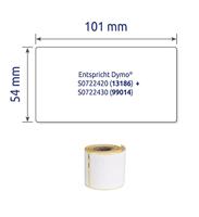 Avery-Zweckform AS0722420 Etiketten 101 x 54 mm Papier Wit 1 stuk(s) Permanent hechtend Adresetiketten - thumbnail