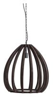 Light & Living Hanglamp 'Barsia' Mangohout, 50cm, kleur Donkerbruin - thumbnail