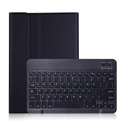 A860 voor Samsung Galaxy tab S6 10 5 inch T860/T865 afneembare Bluetooth-toetsenbord case met pennenhouder elastische riem (zwart)