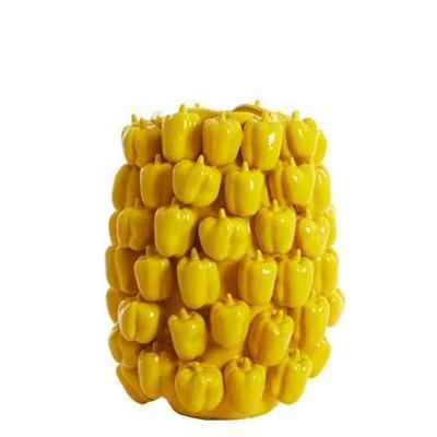 Light & Living Vaas 'Bellpepper' Keramiek, 47cm, kleur Geel Light & Living Vaas 'Bellpepper' Keramiek, 47cm, kleur Geel