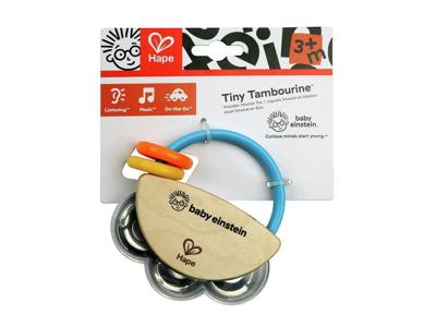 Hape houten tiny tambourine - thumbnail