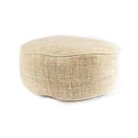 Yogi & Yogini Meditatiekussen Rond Hennep Naturel - 33 x 12 cm - thumbnail
