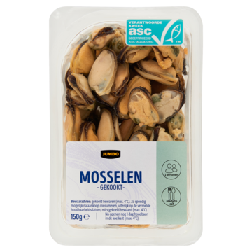Jumbo Mosselen Gekookt 150 g