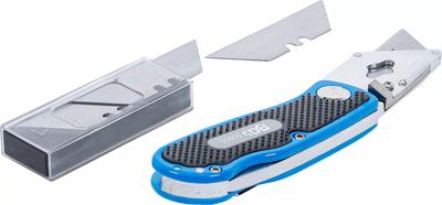 BGS technic Folding Knife incl. Spare Blades