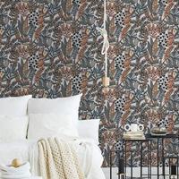 AS Creation Antigua - Wit - Planten Behang - 390952 - thumbnail