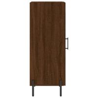 Dressoir 34,5x34x90 cm bewerkt hout bruineikenkleurig - thumbnail